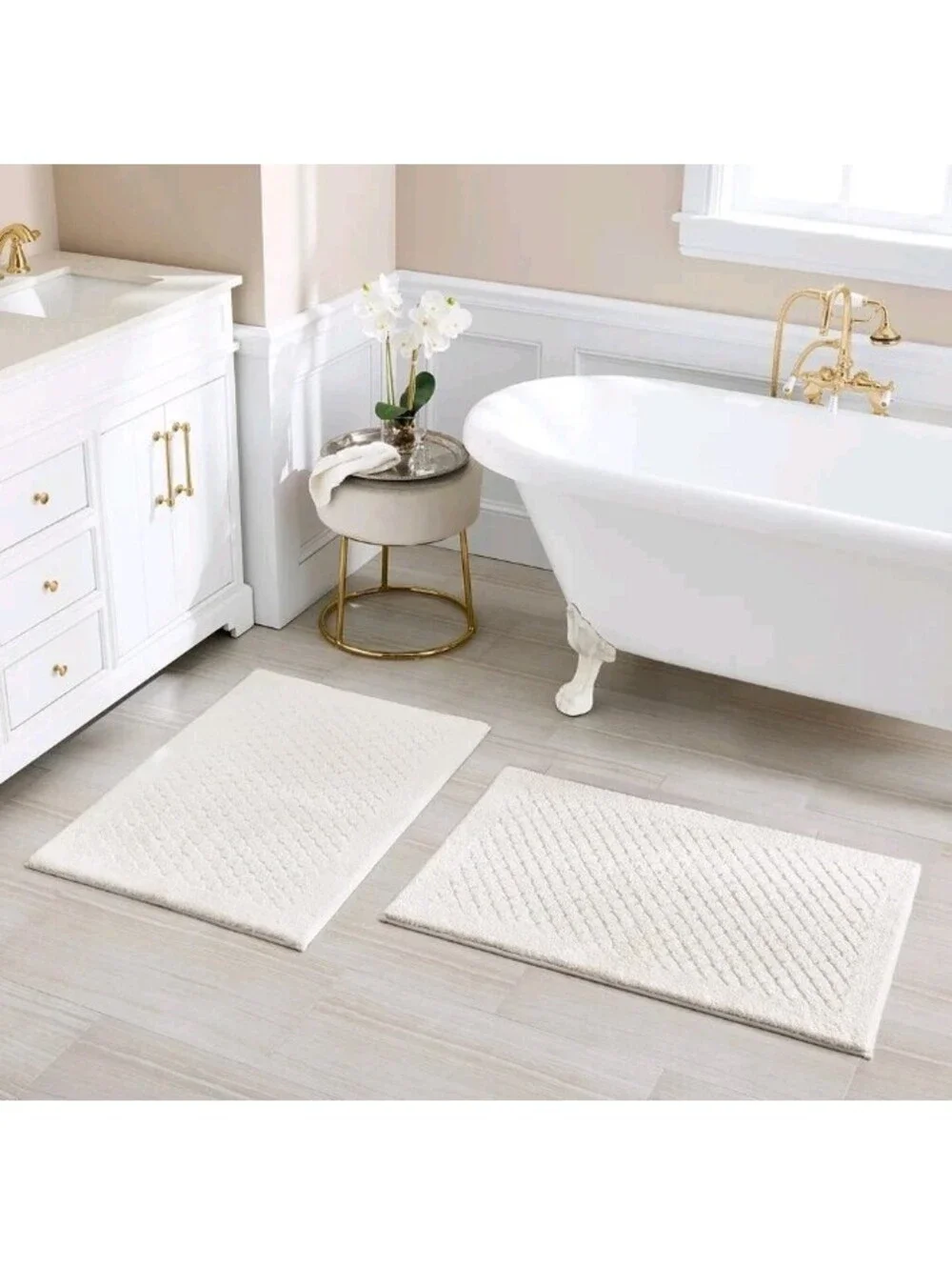 Charisma Drylon Medallion Bath Rugs, 2-pack *FREE SHIPPING*